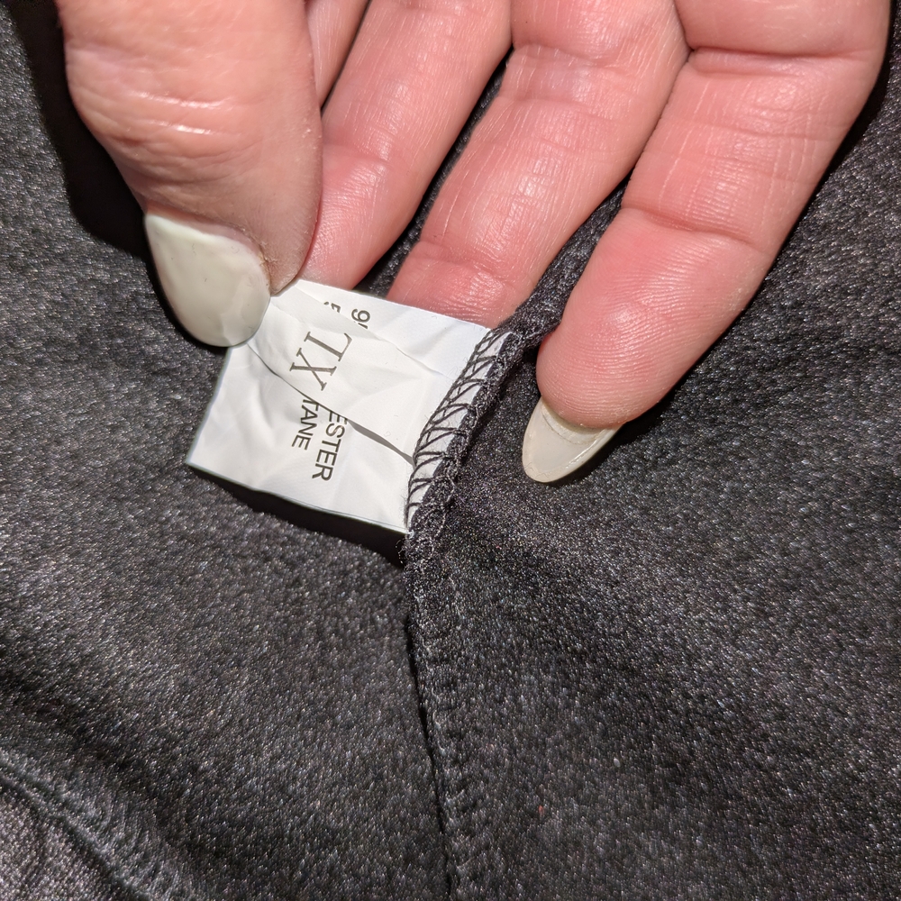 Black Track Jacket with Pink, Orange & Yellow Stripes - Picture 9 of 12